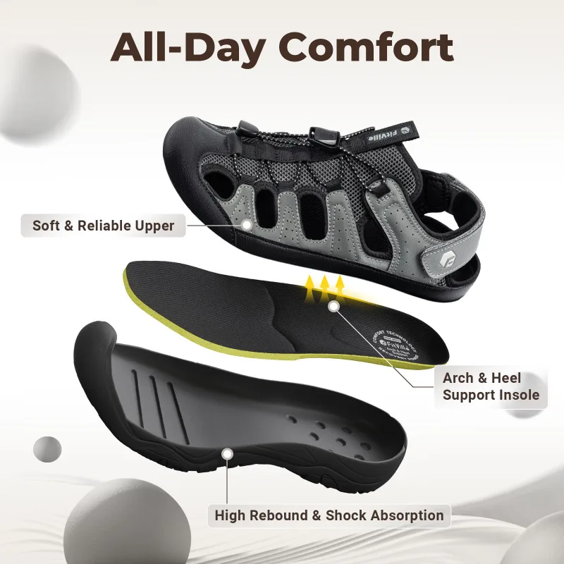 FitVille brede herensandalen m - Men'S Shoes For Wide Feet recensie en prijs