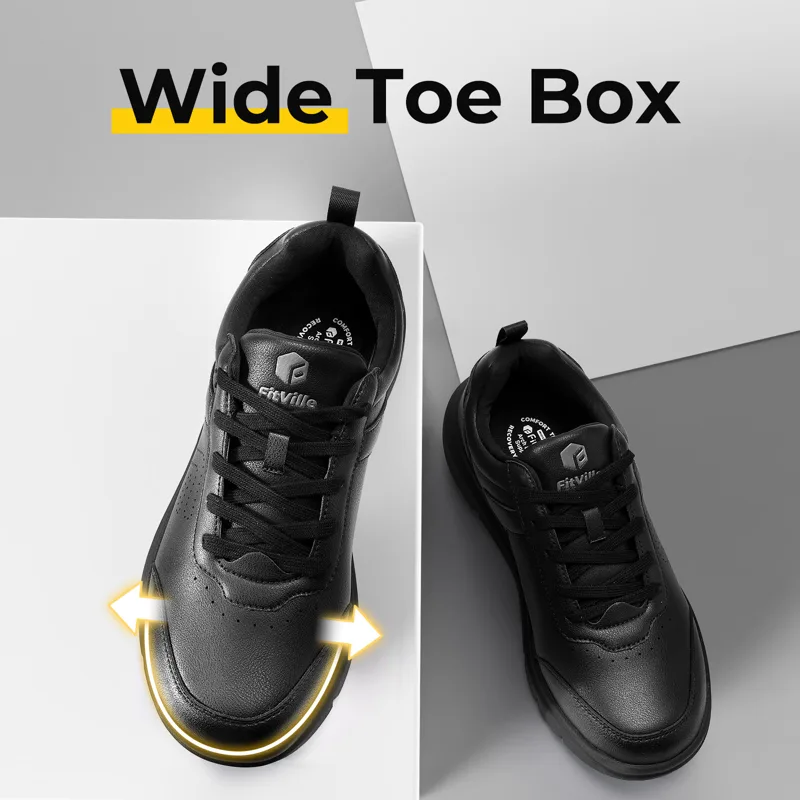 FitVille Casual leren herensch - Men'S Shoes For Wide Feet recensie en prijs